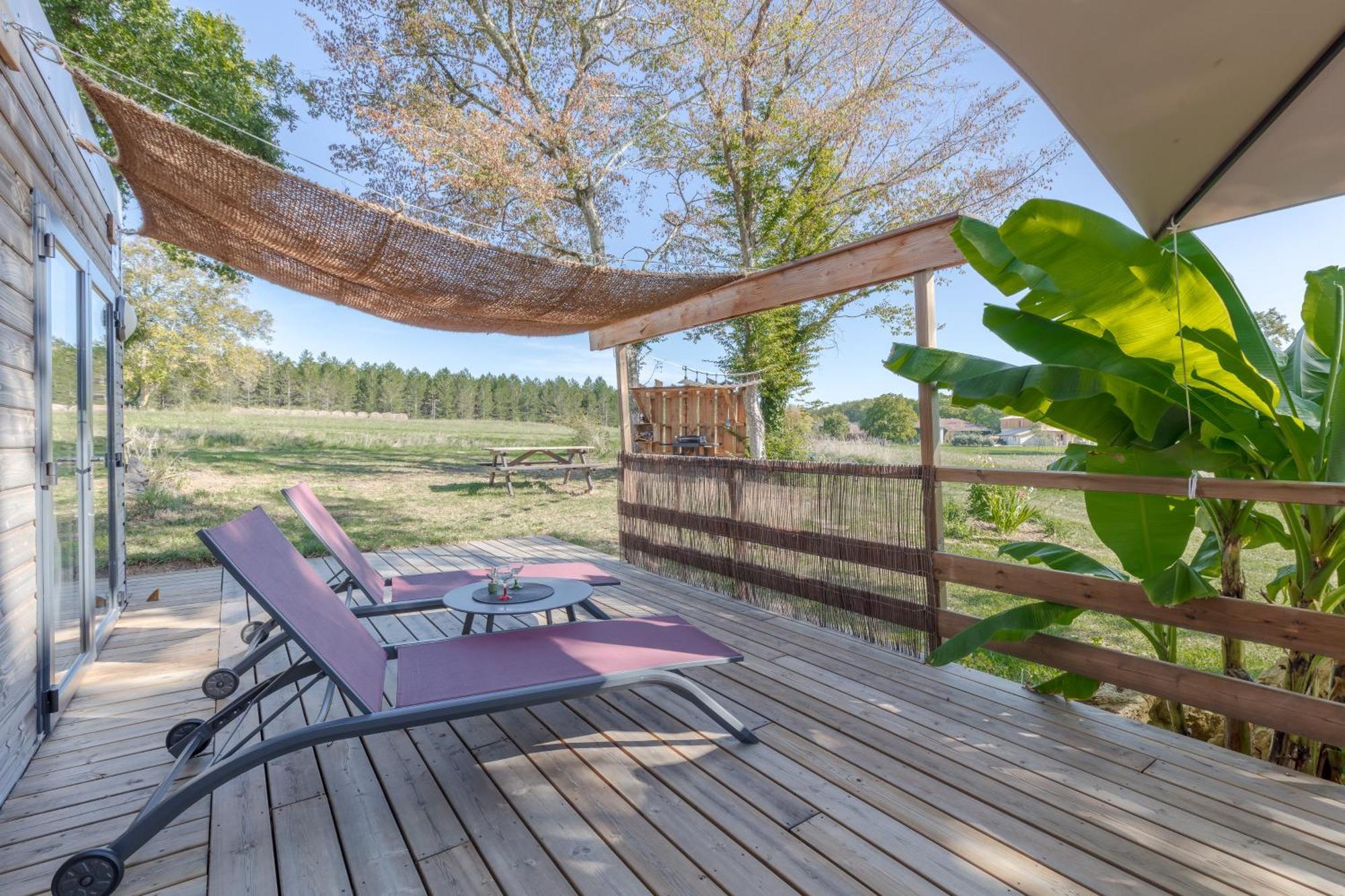 Tiny House Avec Spa, Proche De Bordeaux Et De Saint-Emilion Villa Castelviel Eksteriør billede