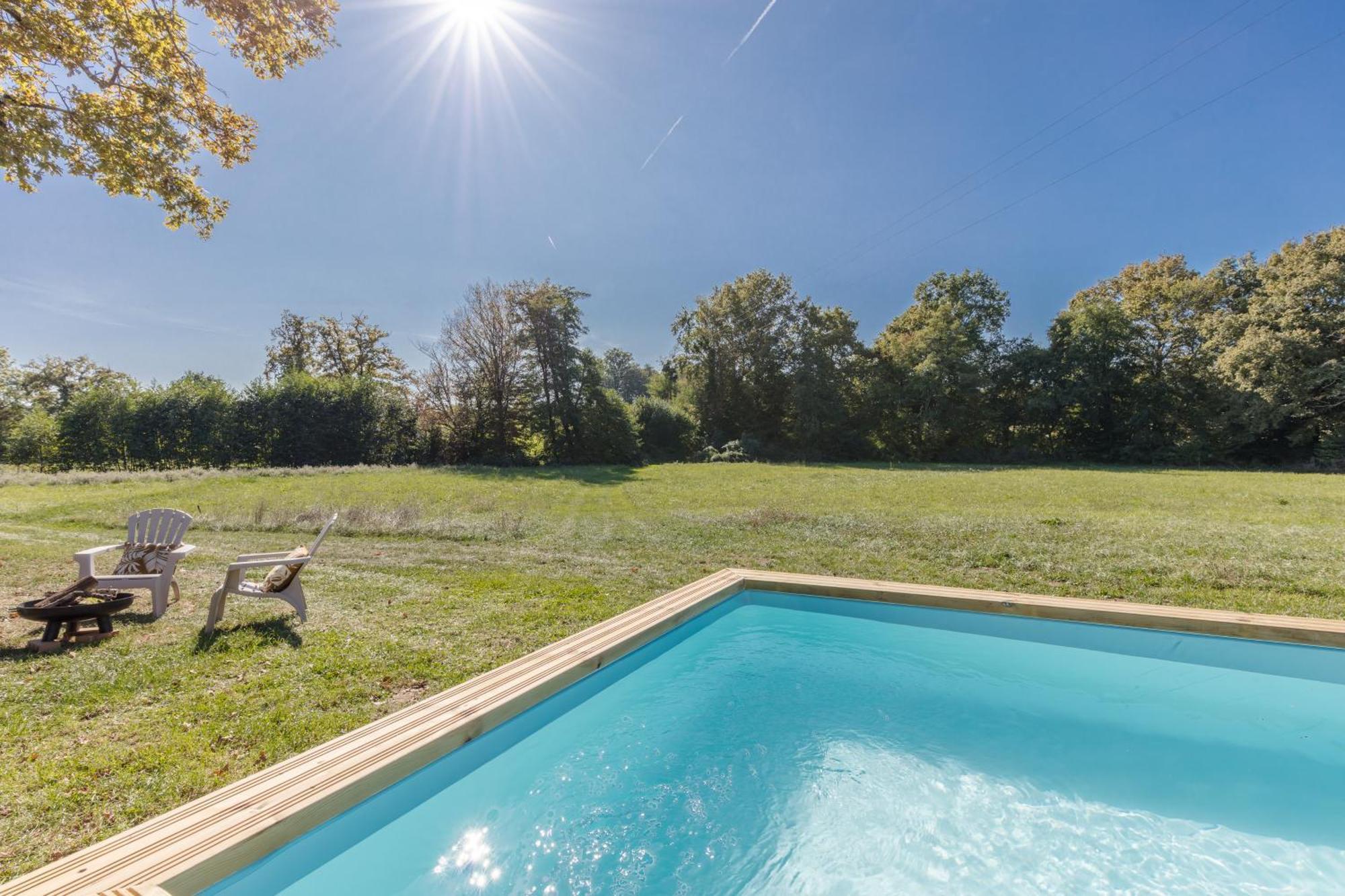 Tiny House Avec Spa, Proche De Bordeaux Et De Saint-Emilion Villa Castelviel Eksteriør billede