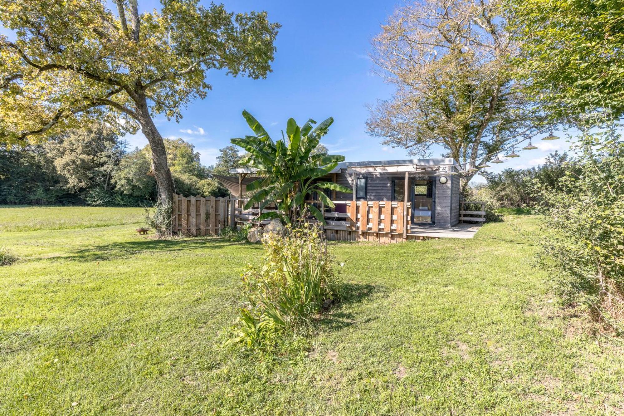 Tiny House Avec Spa, Proche De Bordeaux Et De Saint-Emilion Villa Castelviel Eksteriør billede